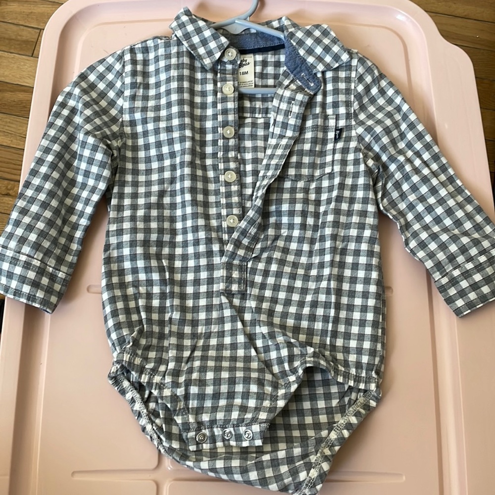Toddler button up